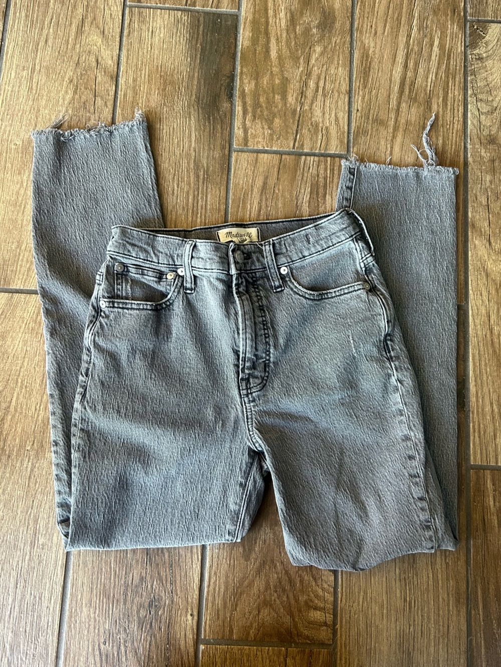 Madewell Gray Washed “The Perfect Vintage Jean”